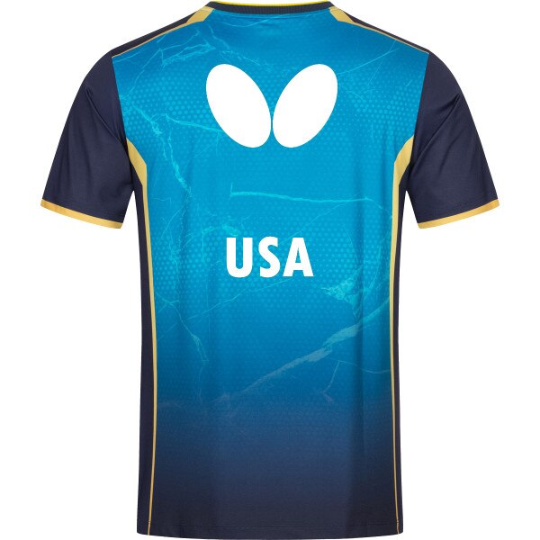 Butterfly Team USA 2024 Shirt - Blue - Back